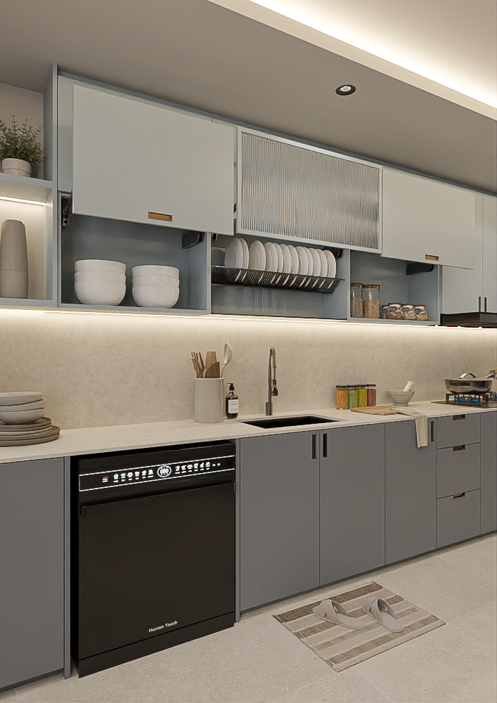 Lift-up cabinet