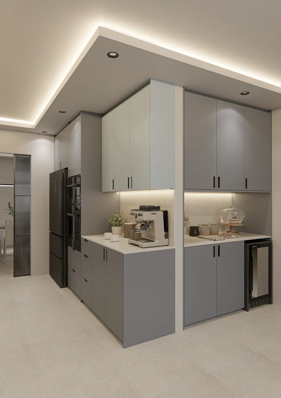 Inspired by stillness kitchen rendering