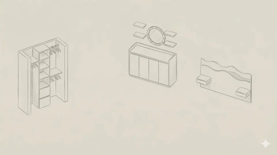 Storage structure and zones
