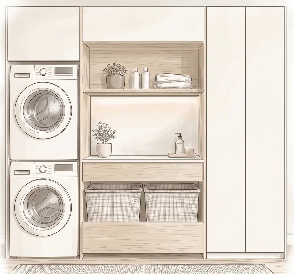 Laundry space designed for everyday efficiency